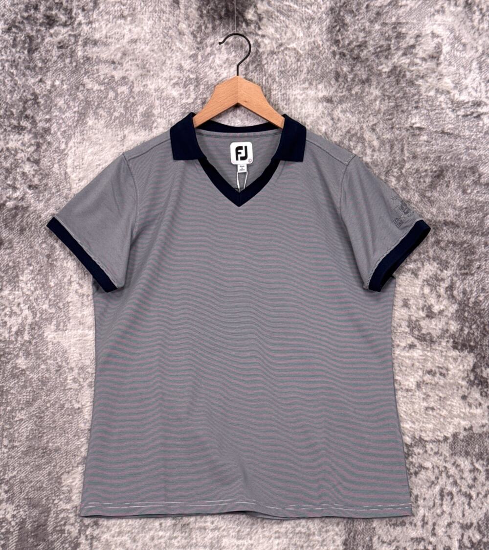 New Footjoy Polo Shirt Large Womens Lisle End On End The Hartford Golf Club